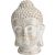 Java Champagne buddha fej szobor 23,5cm