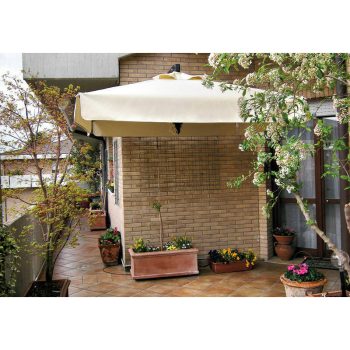   Murales falra szerelhető aluminium vázas napernyő 2.5x2.5m