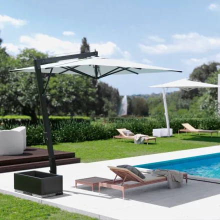 Saturno aluminium vázas napernyő 4 x 4 m