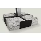 Eclisse Aluminium vázas napernyő 4.5 x 4.5 m