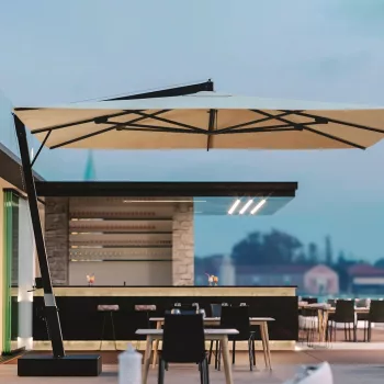 Eclisse Aluminium vázas napernyő 5 x 5 m