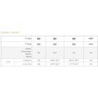 Fellini Aluminium vázas nagyméretű napernyő V verzió  3.5 x 7 m