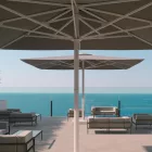 Leonardo Aluminium  vázas napernyő  6 x 6 m
