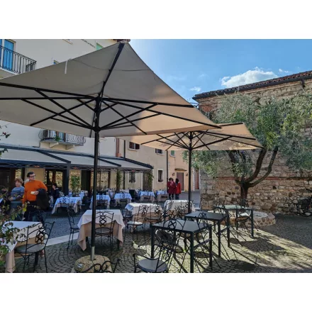 Petrarca aluminium  vázas napernyő  3 x 4