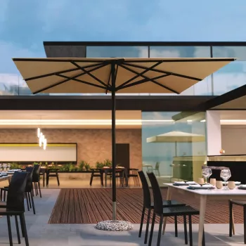 Dolomiti aluminium  vázas napernyő  3 x 3