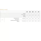 Dolomiti aluminium  vázas napernyő  3 x 3