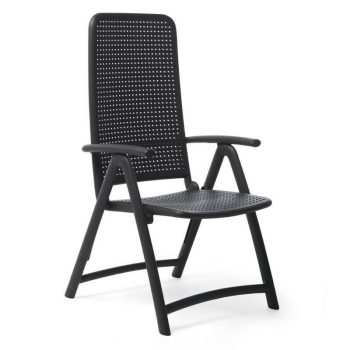   Nardi Darsena összecsukható kültéri karosszék antracit szürke