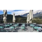 Nardi Clip 80 galamb szürke kerti asztal