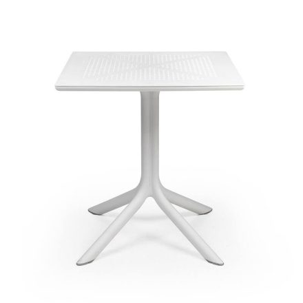 Nardi Clip 70 fehér kerti asztal