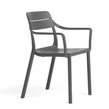 Nardi Cassia karfás szék basalto