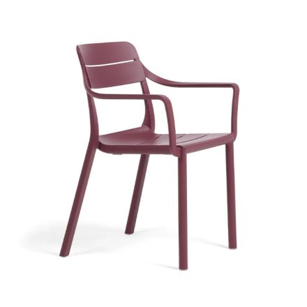 Nardi Cassia karfás szék burgundi