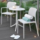 Nardi Bora fehér kültéri karosszék