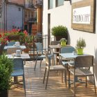 Nardi Bora Bistrot fehér kültéri szék