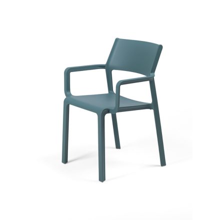 Nardi Trill ottanio kék kültéri karos szék