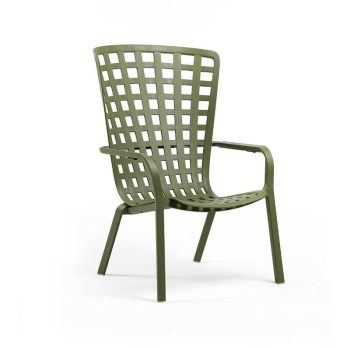   Nardi Folio kerti műanyag rakásolható szék agave zöld színben