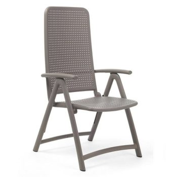   Nardi Darsena összecsukható kültéri karosszék galamb szürke