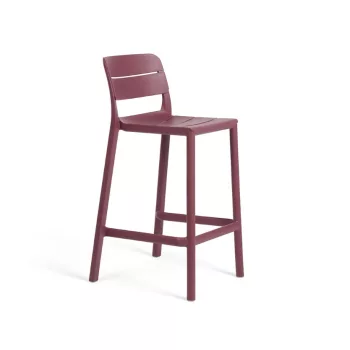 Nardi Cassia Mini kültéri bárszék burgundi