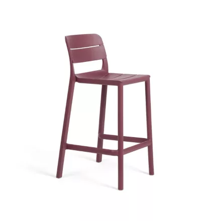Nardi Cassia Mini kültéri bárszék burgundi