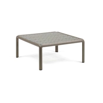 Nardi Komodo üveg dohányzóasztal galambszürke