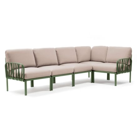 Nardi Komodo moduláris sarok kanapé agave-canvas sunbrella