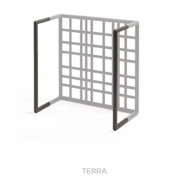 Nardi Sipario térelválasztó záróelem terra színben