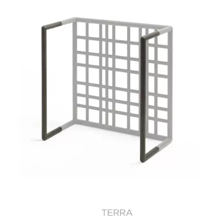 Nardi Sipario térelválasztó záróelem terra színben
