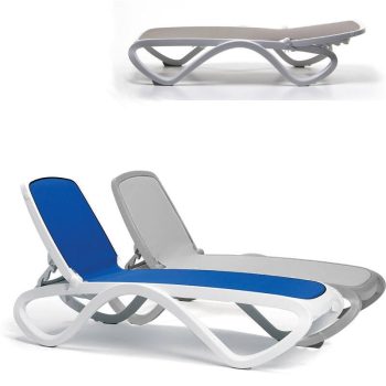   Nardi Omega rakásolható napozóágy szövettel több színben