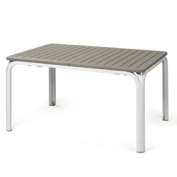   Nardi Alloro 140-210cm bővíthető kerti asztal galambszürke - fehér