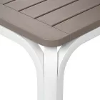Nardi Alloro 210-280cm bővíthető kerti asztal galamb-szürke - fehér