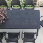 Nardi Libeccio antracit bővíthető kerti asztal