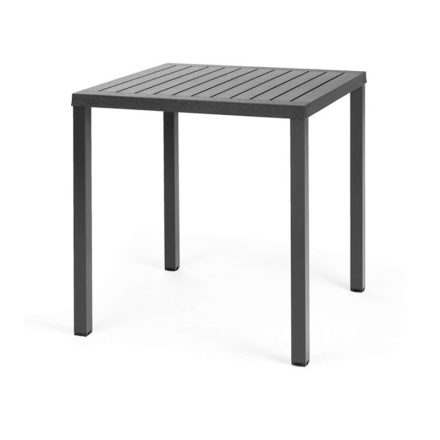 Nardi Cube 70 x 70 cm antracit szürke kültéri asztal