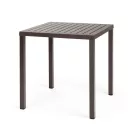 Nardi Cube 70 x 70 cm kávé barna kültéri asztal