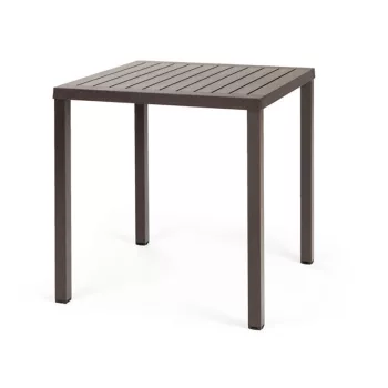 Nardi Cube 70 x 70 cm kávé barna kültéri asztal
