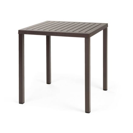 Nardi Cube 70 x 70 cm kávé barna kültéri asztal