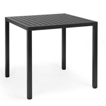 Nardi Cube 80x80 cm antracit szürke kültéri asztal