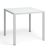 Nardi Cube 80x80 cm fehér kültéri asztal