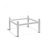 Nardi Kit Cube emelő készlet 80x80 cm kültéri asztalhoz fehér