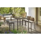 Nardi Rio Alu Étkezőgarnitúra antracit szürke