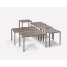 Nardi Piave 140x80 kerti asztal galambszürke színű