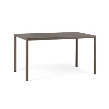 Nardi Piave 140x80 kerti asztal dohánybarna színű