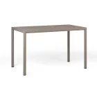 Nardi Piave 120x70 kerti asztal galambszürke színű