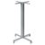 Nardi Fiore High ezüst kültéri bárasztal-láb - bázis