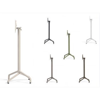   Nardi Frasca High Alumínium Kültéri Lehajtható egymásba csúsztatható bárasztalláb több színben