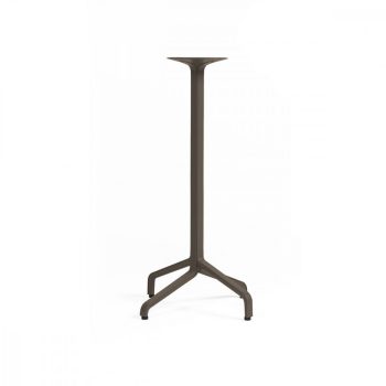   Nardi Frasca High Fix Alumínium Kültéri Bárasztalláb dohány barna