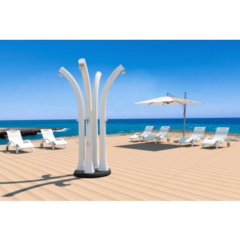 Happy H120 íves kültéri szolár zuhany lábmosóval