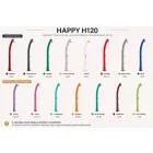 Happy H120 íves kültéri szolár zuhany lábmosóval