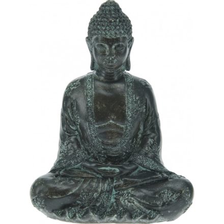 Calm ülő buddha szobor 21cm