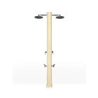 BIG JOLLY S A365/2 egyenes kerti hideg-meleg vizes zuhany dupla lábmosóval és zuhanyfejjel