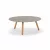 Bahamas Teak kávézóasztal taupe