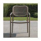 Berlin rakásolható kerti karosszék taupe